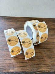 Thank You Sticker Labels 10 pieces Decorative Seals for Gifts Crafts Packaging
