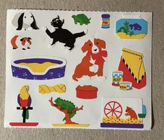 Mrs. Grossman’s Large Stickers Pets 1/2 Sheet