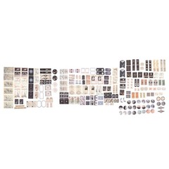 Vintage Scrapbook Supplies Pack (200 Pcs) for Art Journaling Junk Journal5875