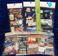 LOT of Recollections Stickers 7 NEW Packs Travel & Leisure USA National Parks +
