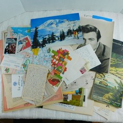 Ephemera Junk Journal Scrapbooking Lot of 50 + Pieces, Barry Coe Vintage Photo !