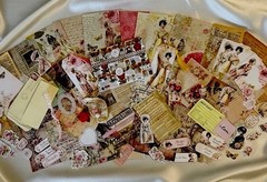 Victorian Ephemera Bundle Romantic Junk Journal Kit Collage Papers 90 + Pieces