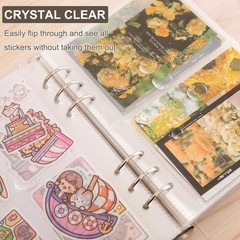1pcs A5 Sticker storage Album,sticker organization Collecting Book Binder sle…