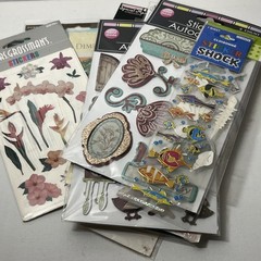 Large Mix Lot of Vintage and Modern Stickers All New Various Brands