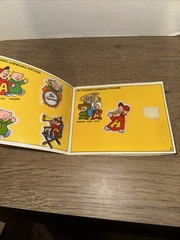 The Chipmunks Puffy Stickers Book, Vintage 1980’s, Dated 1984 Missing Stickers
