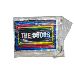VINTAGE 1980’s THE DOORS MUSIC BAND HOLOGRAPHIC PRISIM STICKER NEW OLD STOCK