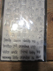LOT OF 13 PACKS CLEAR SELF CLINGING STAMP SET NEW OLD STOCK