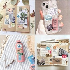 300 Pcs Vintage Travel Stickers Ticket Stickers for Journaling,Luggage Sticke…