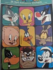 1993 CLEO LOONEY TUNES STICKERS Headstock 36 Stickers New Sealed