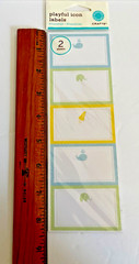 New Martha Stewart EK Success Icons Paper Shapes Playful Labels 2 Sheets SET OF2