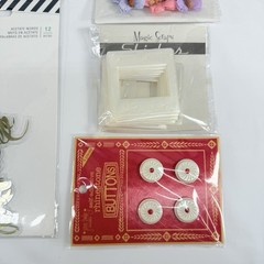 Glitz Scrapbook Stickers Embellishments Amy Tangerine Heidi Swapp LOT of 25 E
