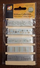 American Traditional Designs Printed Ribbon-Elegant Wed-Happily Ever After-5 Yds