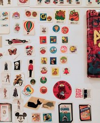 Vintage 1980s Stickers Lot With Mello Smellos Sticker Album Scratch & Sniff