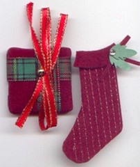 Christmas Stocking & GIft, scrapbook 3D embellishment Jolee’s by You JJCE026C
