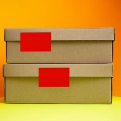 Red Rectangle Stickers 3 x 2 Inch Color Coding Labels Vinyl Roll Self-Adhesiv…
