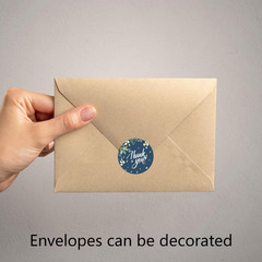 Thank You Stickers 1000 Pcs, 1.5 Inch 500 Pcs and 1 Inch 500 Pcs, Spring Flower