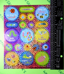 Butterflies & Insects Sticker Sheet Prismatic