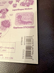 TREND SPARKLE STICKERS NUTRITIOUS AND DELICIOUS T-63352
