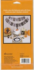 Vintage MINI ALPHABET flat stickers HALLOWEEN GOTHIC theme 78176 FAST FREE ship!