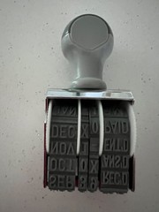 NEW LOT OF 2 RUBBER STAMPS, GIRLY WORDS, DATES, SCRAPBOOKING, CRAFTS-CARD MAKING