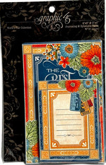 Graphic45 Worlds Fair Collection Cardstock Journaling Ephemera Cards Inserts