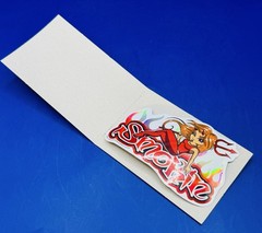 Vintage Y2K ODM 2002 Smokin Devil Girl 4.5″ Sticker