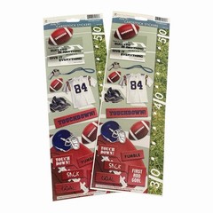 Football Scrapbooking & Sticker Lot Mixed Brands Paper Embellishments Crafts