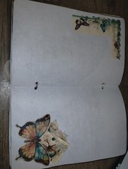 Vintage Butterfly Junk Journal Scrapbook USA Seller