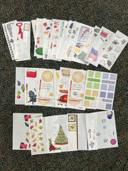 Creative Memories Lot – Oval & Round Paper Cutters , Stickers Matt Scrap Book