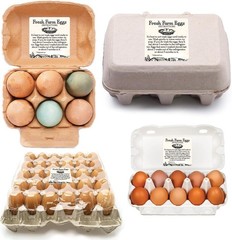 200pcs- Fresh Farm Eggs Handling Care Instructions Accessories Stickers Labe…