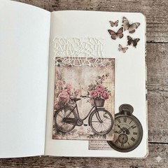 Mystery Junk Journal Kit Garden Romance Vintage Ephemera Paper Craft Starter Set