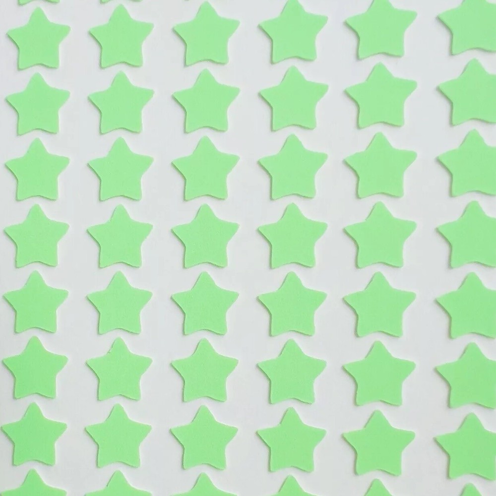 Green Glow in the Dark Star Stickers! – Choose a Size!