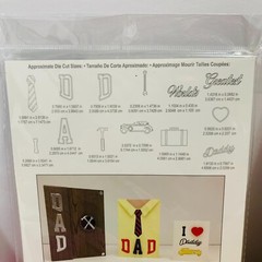 Little B Cardmaking Dies Fathers Day Baby Mom 3 Sets New