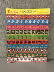 Vintage 80s Lick N Stick Stamp Stickers – 6 full sheets