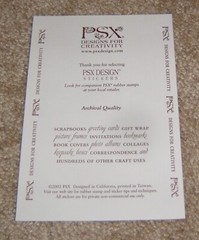PSX Designs Sticker Sheet ~ My Puppy Dog… (2001)