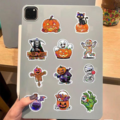 100PCS Happy Halloween Stickers for Kids – Holographic Ghost Pumpkin Theme St…