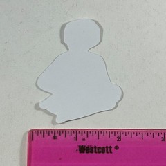 Sticker Retro Pin Up Waitress Chef Diner Girl 1950s Style Yellow Apron Die Cut