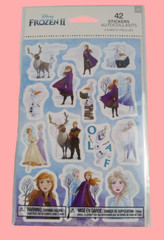Disney Elsa Frozen 2 Stickers Kids Olaf Kid Squad Anna Sven 3 Sheets 42 ct 3+