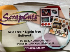 Lot of 11 ScrapCuts Simple Shapes for Scrapbooking Crafts 3/8″ & 1/8″ 50 Count