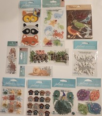 JOLEE’S BOUTIQUE K&Co Lot Of 11 Dimensional Scrapbooking Stickers ANIMALS