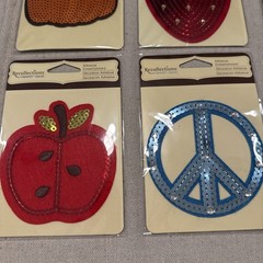 Lot of 9 New Recollections adhesive Embellishments