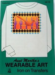 WA138 Aunt Martha’s Wearable Art Hot Iron On Transfers ROADRUNNER