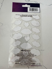 Sticko Autocollant Kiss Lips ~ Bling Lips Different Shades of Pink Scrapbooking