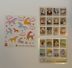 Cute Animal Sticker Set, 22 Sheets, Stickiiclub And Pipsticks