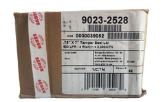 Iconex ICX90232528 Tamper Seal Label, 0.75 X 7, Red/white, 500/roll, 4