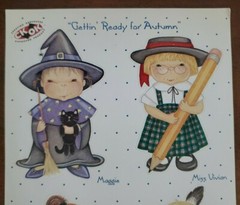 Tie Me to The Moon The Dimple Street Gang AUTUMN GIRLS sticker sheet