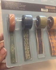 NEW Creative Memories Paper Ribbon REMINISCE 4 Rolls Open Box Contemporary