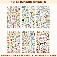 Planner Stickers Pack – 1300+ Unique Planner Stickers on 28 Sheets, The Ultim…