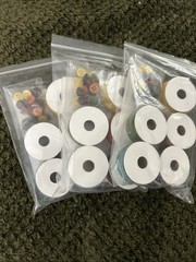Lot Of 3 Stampin Up In Colors Accessory Pack Twine and Buttons