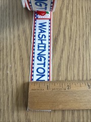 S.R.M. State Titles Banner Stickers Washington Sticker Roll Vintage HTF